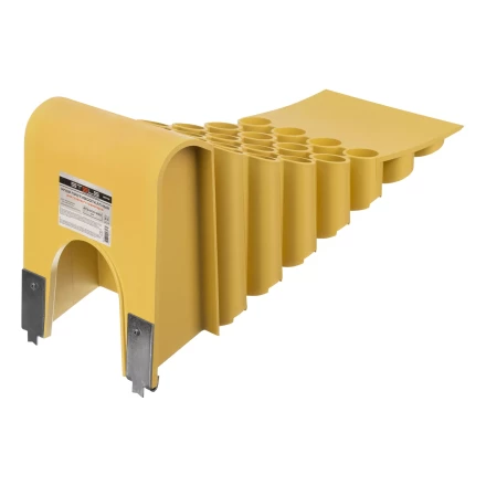 Упор противооткатный для грузового транспорта Stels 56778, ЖЕЛТЫЙ, 35 т, 473х200х205 мм купить в Кургане