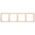Панель СВЕТОЗАР &quot;ГАММА&quot; четверная вертикальная, цвет бежевый SV-54151-B купить в Кургане