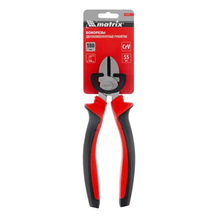 Бокорезы Matrix, 180 мм, хром-ванадий, двухкомпонентные рукоятки, 17791 купить в Кургане