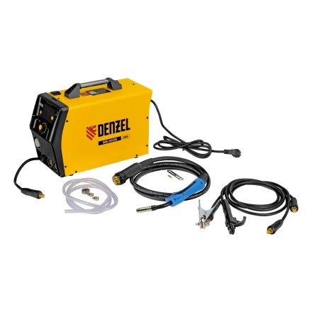 Аппарат инвертор. полуавтомат. cварки Denzel IMIG-185SDR 94363, 180 А, ПВ 60%, катушка 5 кг купить в Кургане