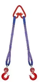 Строп текстильный двухветвевой 2СТ 8 т L=2 м SF7 180 мм Звено РТ-3 купить в Кургане