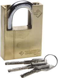 Замки навесные латунные серия ЭКСПЕРТ 37297-50