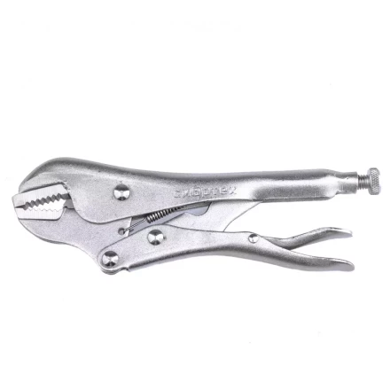 Зажим ручной усиленный плоский захват 180 мм Сибртех 18427 купить в Кургане