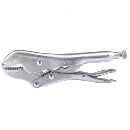 Зажим ручной усиленный плоский захват 180 мм Сибртех 18427 купить в Кургане