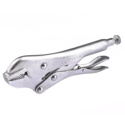 Зажим ручной усиленный плоский захват 180 мм Сибртех 18427 купить в Кургане