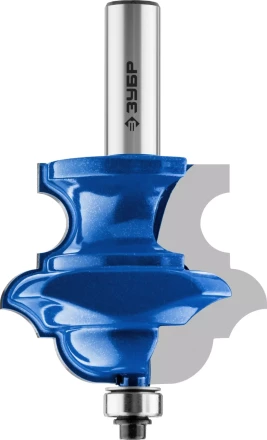 ЗУБР 57 x 47.6 мм, хвостовик 12 мм, фреза кромочная фигурная №6, Профессионал (28717-57) купить в Кургане