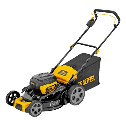 Газонокосилка аккумуляторная бесщет. DLM-460, 460 мм, травосб. 65 л., Li-Ion, 40 В // Denzel 58911 купить в Кургане