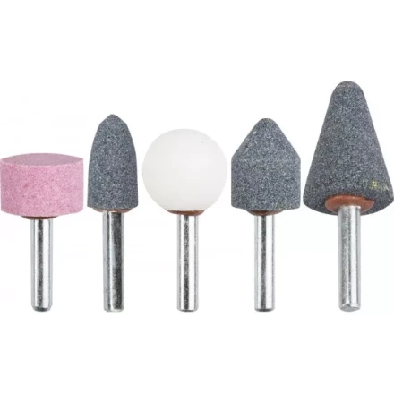 Набор STAYER &quot;MASTER&quot;: Абразивные минишарошки-насадки для дрели, хвостовик d 6мм, 5 предм. 2990-H5 купить в Кургане