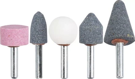 Набор STAYER &quot;MASTER&quot;: Абразивные минишарошки-насадки для дрели, хвостовик d 6мм, 5 предм. 2990-H5 купить в Кургане