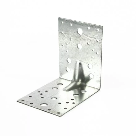 Крепежный уголок усиленный 2,5мм KUU 130x130x100 мм Россия Сибртех 464137 купить в Кургане