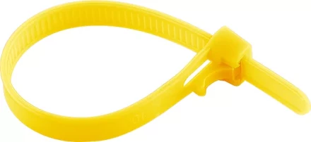 Хомуты универсальные многоразового использования пластиковые 200 х 7,2мм 50 шт  СИБРТЕХ 45575 купить в Кургане