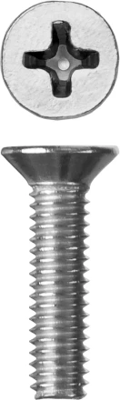 Винт ЗУБР &quot;МАСТЕР&quot; DIN 965, класс прочности 4.8, оцинкованный, M4x16мм, 5кг 303110-04-016 купить в Кургане