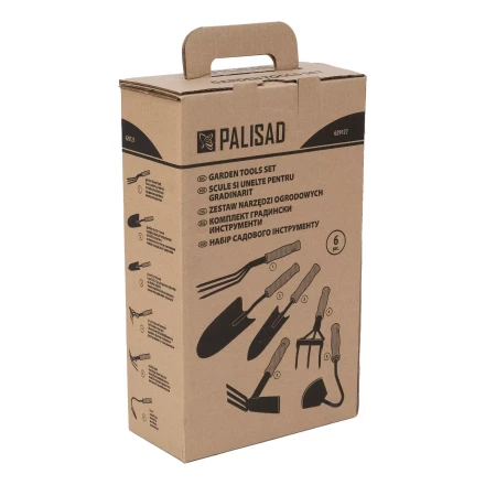 Набор садового инструмента Palisad 629127, пластиковые рукоятки, 6 предметов купить в Кургане