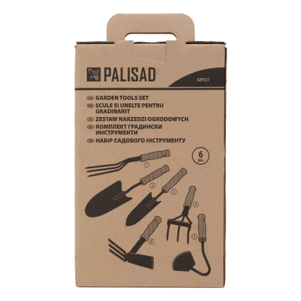 Набор садового инструмента Palisad 629127, пластиковые рукоятки, 6 предметов купить в Кургане