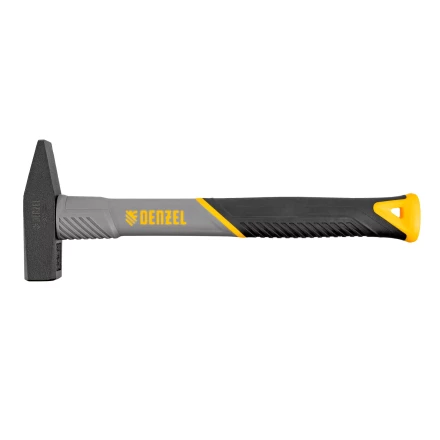Молоток слесарный, 300 г Denzel, кованый, фибергласовая рукоятка c TPR покрытием 10483 купить в Кургане