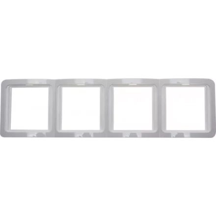 Панель СВЕТОЗАР &quot;ГАММА&quot; четверная вертикальная, цвет белый SV-54151-W купить в Кургане