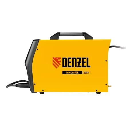Аппарат инвертор. полуавтомат. cварки Denzel IMIG-205SDR, 200 А, ПВ 60%, катушка 5 кг купить в Кургане