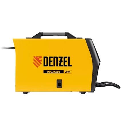 Аппарат инвертор. полуавтомат. cварки Denzel IMIG-205SDR, 200 А, ПВ 60%, катушка 5 кг купить в Кургане
