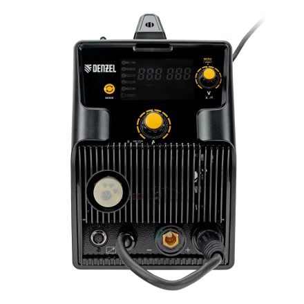 Аппарат инвертор. полуавтомат. cварки Denzel IMIG-205SDR, 200 А, ПВ 60%, катушка 5 кг купить в Кургане
