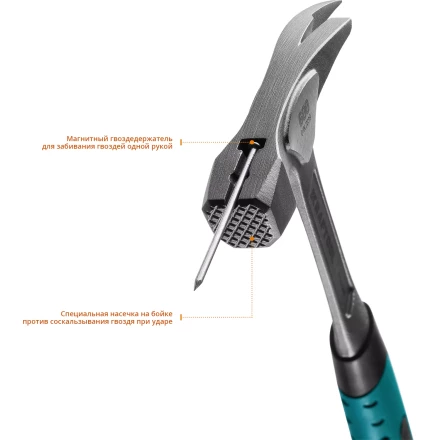 Молоток кровельщика цельнокованый THOR 20181 купить в Кургане