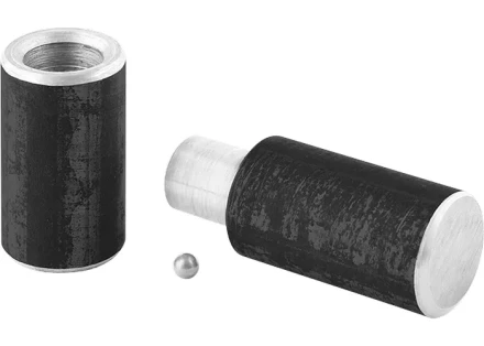 Петля гаражная с шаром d 25х120 мм 4 шт СИБРТЕХ 92007 купить в Кургане