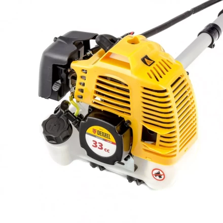 Триммер бензиновый Denzel DT 33 неразъемная штанга 96222 купить в Кургане