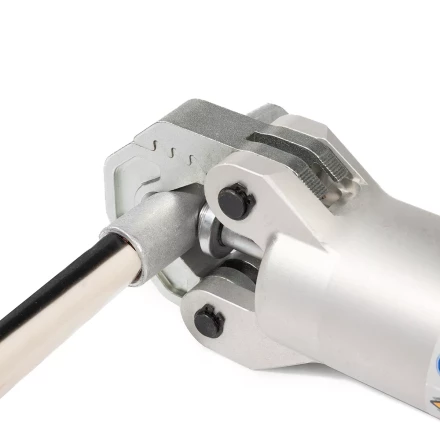 Пресс гидравлический ручной безматричный КВТ ПГРс-240 БМА из алюминиевого сплава с механизмом АСД для опрессовки наконечников до 240 мм2 (101937) купить в Кургане