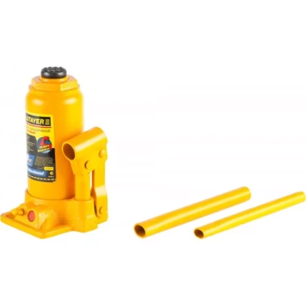 Домкрат STAYER "PROFI" гидравлический бутылочный, в кейсе, 8т, 200-385мм 43160-8-K купить в Кургане
