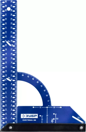 ЗУБР Система-32, разметочный мебельный угольник, Профессионал (34398-30) купить в Кургане