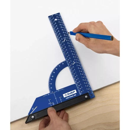 ЗУБР Система-32, разметочный мебельный угольник, Профессионал (34398-30) купить в Кургане