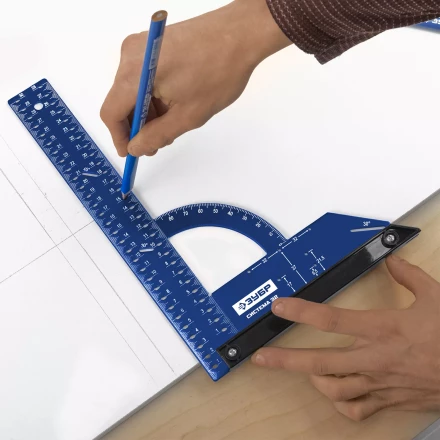 ЗУБР Система-32, разметочный мебельный угольник, Профессионал (34398-30) купить в Кургане