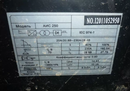 Сварочный инверторный аппарат Elitech АИС 250 купить в Кургане