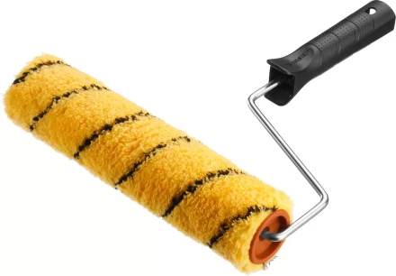 Валик малярный ЗУБР &quot;ОПТИМА -ДУАЛОН&quot;, все виды ЛКМ, идеален для ЛКМ на масляной основе, для ровных поверхностей, полиэстр, ворс 12 мм, бюгель 6 мм, 40х180мм 03518-18 купить в Кургане