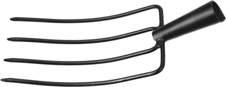 Вилы GRINDA кованые, навозные 4 круглых зубца, без черенка, 180х300мм 39720-4_z01 купить в Кургане