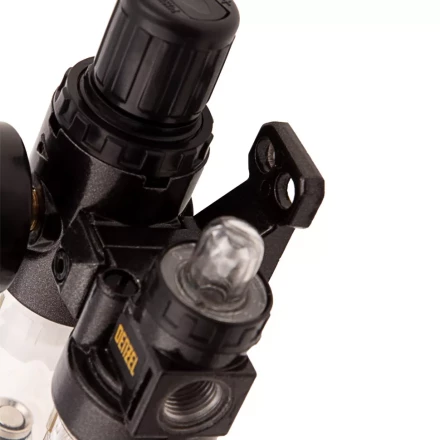 Блок подготовки воздуха регулятор-фильтр-лубрикатор FLR1500, 10 бар, 1500 л/мин, 1/4&quot; Denzel 57469 купить в Кургане