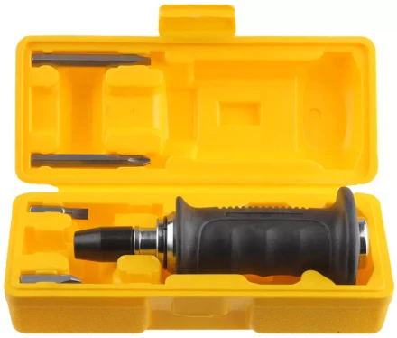 STAYER &quot;PROFI&quot;. Набор: Отвертка ударно-поворотная, обрезиненная рукоятка, с битами 25663-H4 купить в Кургане