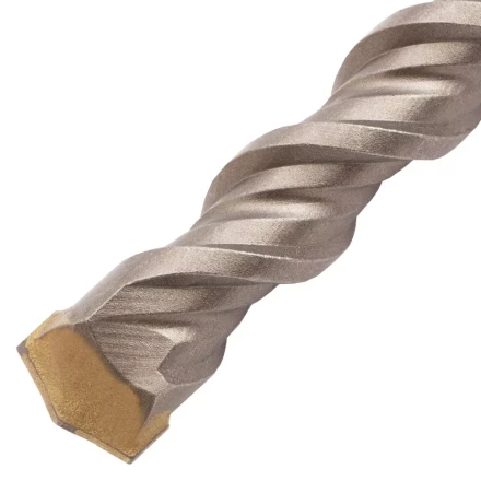 Бур по бетону Denzel, 18 x 460 мм, двойная спираль, три пылеотводящие кромки, 705045 купить в Кургане