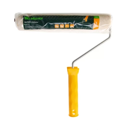 Валик &quot;Лаки&quot;, 250 мм, ворс 5 мм, D - 36 мм, D ручки - 6 мм, велюр Сибртех 80243 купить в Кургане