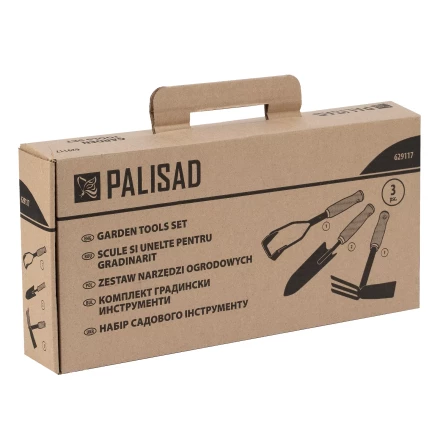 Набор садового инструмента Palisad 629117, деревянные рукоятки, 3 предмета купить в Кургане