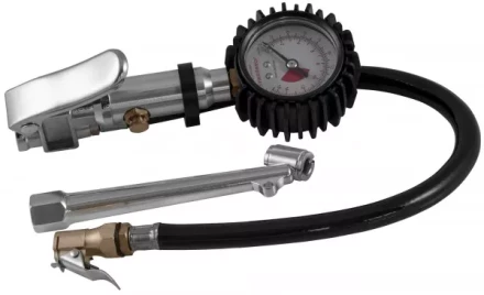 Манометр для шин 3х функциональный шланг 300мм AG010038S Jonnesway 49467 купить в Кургане