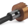 HSS-TiN коронка MESSER  26мм с центр. сверлом и толкающей пружиной для  лист. материала  до 2 мм ц/х купить в Кургане