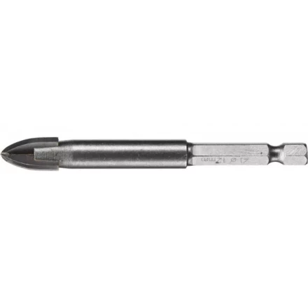 Сверло по кафелю, керамике, стеклу, с четырьмя режущими лезвиями, шестигранный хвостовик, 12 мм, STAYER &quot;PROFESSIONAL&quot; 2985-12 2985-12_z01 купить в Кургане