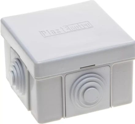 Коробка распределительная СВЕТОЗАР для наружного монтажа, макс. напряжение 400В, IP 54, 4 ввода, 65х65х40мм SV-54954 купить в Кургане