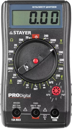 Мультиметр STAYER &quot;PROFESSIONAL&quot; PRODigital цифровой 45310 купить в Кургане