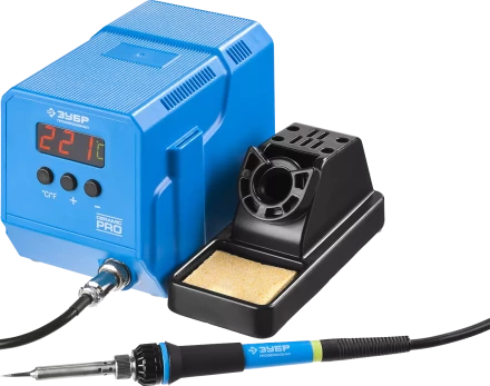 Паяльные станции низкотемпературные цифровые 50-480C серия ПРОФЕССИОНАЛ 55336 купить в Кургане