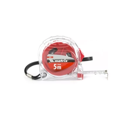 Рулетка Crystal 5 м х 19 мм корпус из поликарбоната Matrix 31072 купить в Кургане