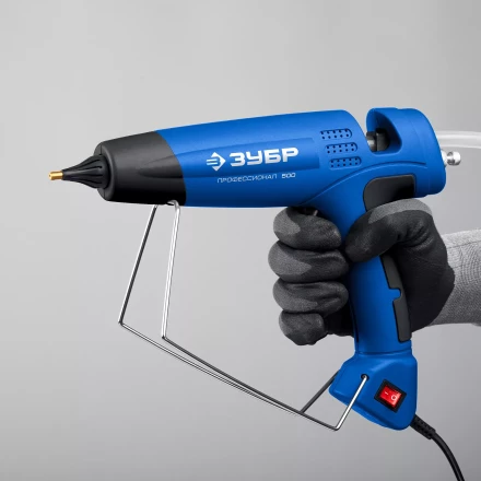 ЗУБР Профессионал 500, d11 мм, 35 г/мин, термоклеевой пистолет электрический (06859-11) купить в Кургане