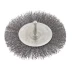 Щетка для дрели 100 мм плоская со шпилькой витая проволока  СИБРТЕХ 744507 купить в Кургане