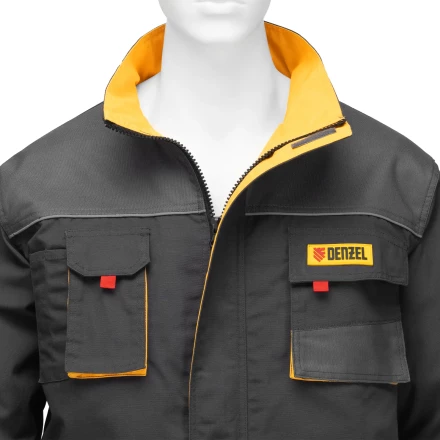 Куртка профессиональная рабочая, 65% полиэстер 35% хлопок, L// Denzel 90378 купить в Кургане