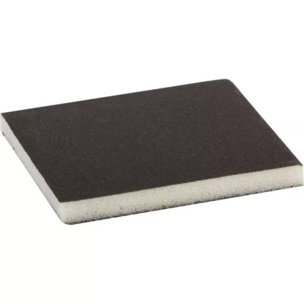 Губка шлифовальная ЗУБР &quot;МАСТЕР&quot; двухсторонняя, мягкий поролон, Р180, 123х98х12мм 35614-180 купить в Кургане